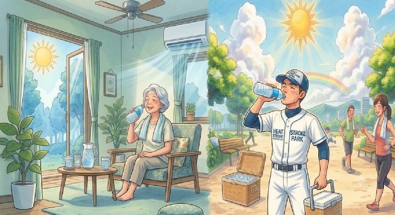 猛暑が続く8月後半…「熱中症」にご注意ください⚠️